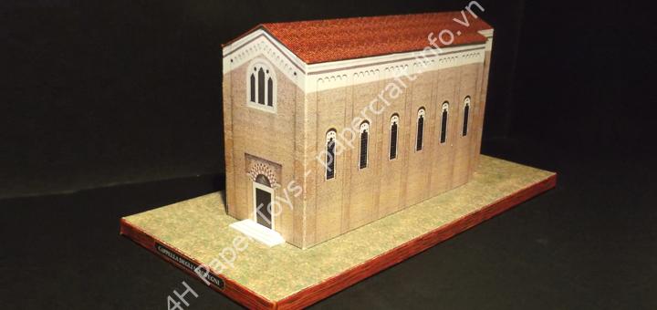 Cappella degli Scrovegni – Padova 1305 – Paper Model 1:160 scale