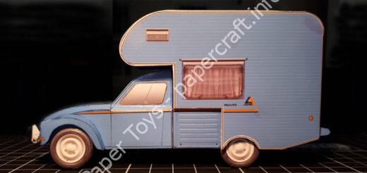 Citroen AcaDiane 1978 “Paguro”by Laverda – paper model (1/35 scale) - đồ chơi giấy thủ công PaperCraft VN