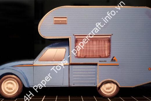 Citroen AcaDiane 1978 “Paguro”by Laverda – paper model (1/35 scale) - đồ chơi giấy thủ công PaperCraft VN