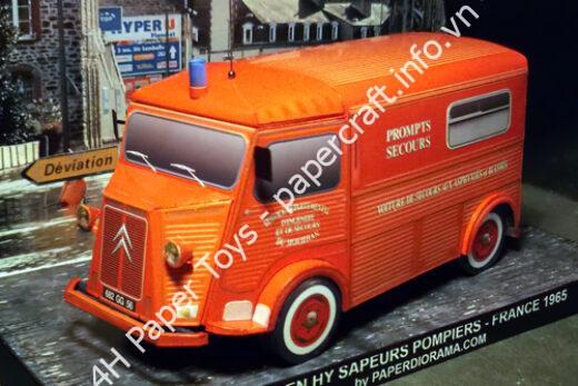 Citroen HY 1965 VSAB Papercrafts - đồ chơi giấy thủ công PaperCraft VN
