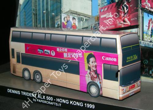 Dennis Trident ALX 500 Paper model - đồ chơi giấy thủ công PaperCraft VN