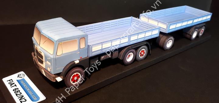 Fiat 682 N2 – 3 assi Viberti paper model (1/66 scale)