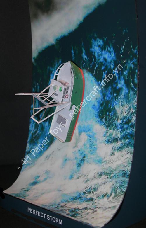 Fishing vessel Andrea Gail – Perfect Storm - đồ chơi giấy thủ công PaperCraft VN