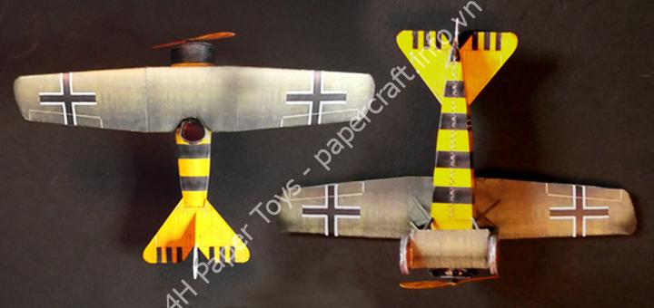 Fokker E. V Paper Model