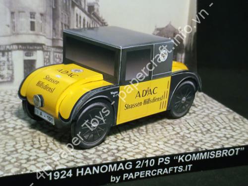 Hanomag “Kommissbrot” Paper Model - đồ chơi giấy thủ công PaperCraft VN