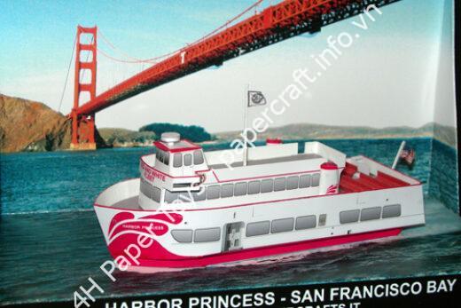 Harbor Princess Vessel Paper Model Diorama - đồ chơi giấy thủ công PaperCraft VN