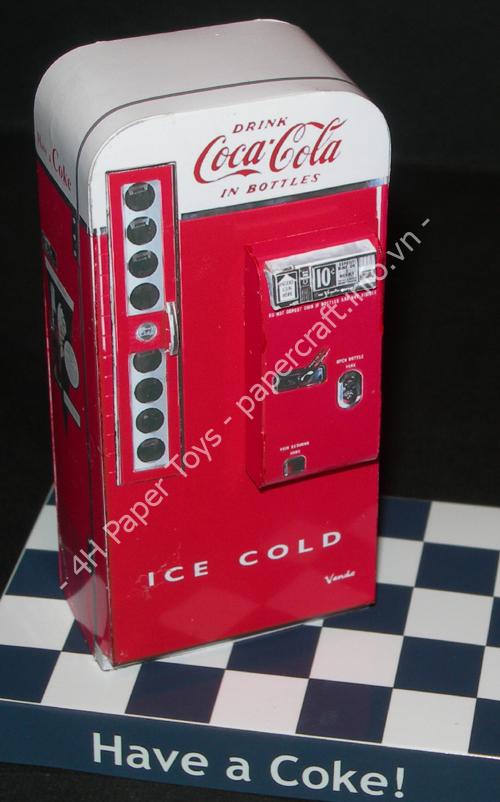 Have a coke! - đồ chơi giấy thủ công PaperCraft VN