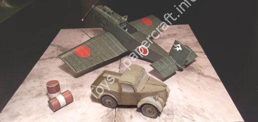 Kokusai/Tachikawa Special Attack Plane “TAGO”- Paper Model 1/72 Scale - đồ chơi giấy thủ công PaperCraft VN