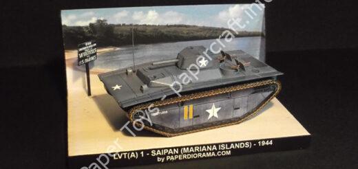 LVT(A)-1 708th Amphibian Tank Battalion - đồ chơi giấy thủ công PaperCraft VN