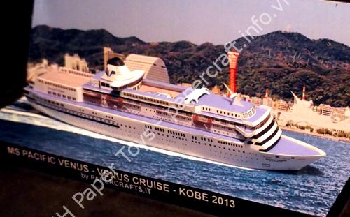 Paper Model: MS Pacific Venus - đồ chơi giấy thủ công PaperCraft VN