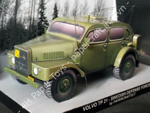 Papercrafts: Volvo TP 21 “SUGGA” - đồ chơi giấy thủ công PaperCraft VN