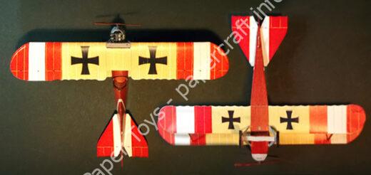 Phönix D.I paper model (1/64 scale) - đồ chơi giấy thủ công PaperCraft VN