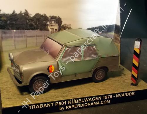 Trabant P 601 Kübelwagen Paper Model - đồ chơi giấy thủ công PaperCraft VN
