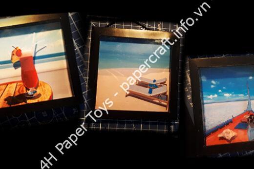 Trio of small 3d pictures - đồ chơi giấy thủ công PaperCraft VN