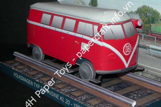Volkswagen Draisine - đồ chơi giấy thủ công PaperCraft VN