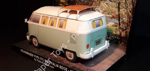 Volkswagen Typ 2 (T1) 1962 Westfalia Camper conv. paper model (1/35 scale) - đồ chơi giấy thủ công PaperCraft VN