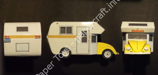 VW Minihome Paper Model - đồ chơi giấy thủ công PaperCraft VN