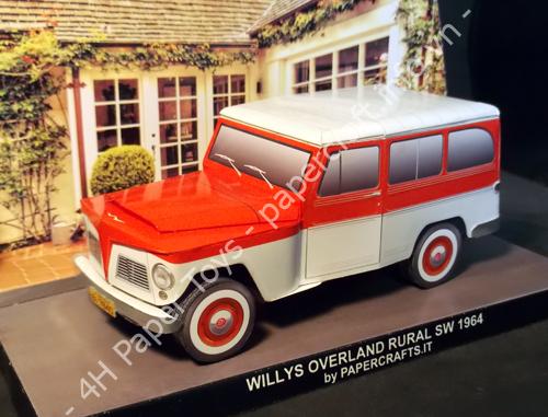 Willys do Brasil Rural Paper Model - đồ chơi giấy thủ công PaperCraft VN