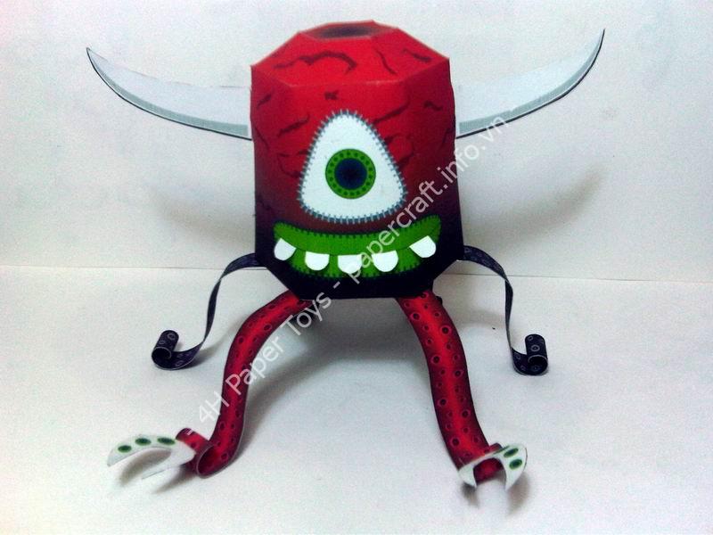 The Mogus World Papertoy