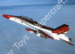 Mô hình giấy F/A-18 Hornet – CF-18 AETE RCAF, Aerospace Engineering Test Establishment - đồ chơi giấy thủ công PaperCraft VN