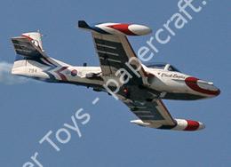 Mô hình giấy Cessna A/T-37 – A-37B Republic of Korea Air Force “Black Eagles” Aerobatic Team - đồ chơi giấy thủ công PaperCraft VN