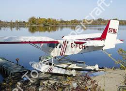 Mô hình giấy Zenith CH801 – C-FCHM Privately owned Aircraft, Canada - đồ chơi giấy thủ công PaperCraft VN