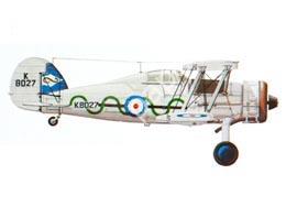 Mô hình giấy Gloster Gladiator – Royal Air Force Pre-War 2 1937 - đồ chơi giấy thủ công PaperCraft VN