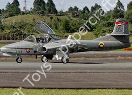 Mô hình giấy Cessna A/T-37 – T-37 Colombia Fuerza Aérea Colombiana - đồ chơi giấy thủ công PaperCraft VN