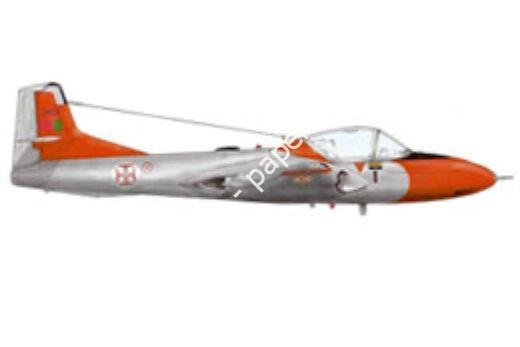 Mô hình giấy Cessna A/T-37 – T-37C Portugal Portuguese Air Force, 1977 - đồ chơi giấy thủ công PaperCraft VN