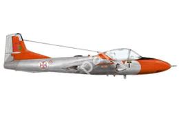 Mô hình giấy Cessna A/T-37 – T-37C Portugal Portuguese Air Force, 1977 - đồ chơi giấy thủ công PaperCraft VN