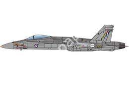 Mô hình giấy F/A-18 Hornet – F/A-18 Snake RAAF, 3rd Squadron - đồ chơi giấy thủ công PaperCraft VN