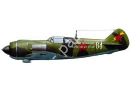 Mô hình giấy Lavochkin La-5 – La-5, Viva la revolution! 960th IAP, Bryansk, May 1943, flown by Vicente Beltran - đồ chơi giấy thủ công PaperCraft VN