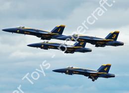 Mô hình giấy F/A-18 Hornet – F/A-18 Blue Angels U.S.Navy Aerobatic Team - đồ chơi giấy thủ công PaperCraft VN