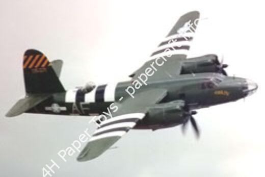 Mô hình giấy Martin Marauder – B-26 “Carolyn” Confederate Air Force, 1967 - ảnh 2 - đồ chơi giấy thủ công PaperCraft VN