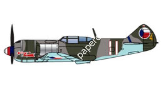 Mô hình giấy Lavochkin La-7 – La-7, Czechoslovak Air Force 2nd Fighter Air Regiment, White 11, 1945, flown by Stefan Ocvirk Download pdf / 1 page / 674kb / downloaded 1228 times - đồ chơi giấy thủ công PaperCraft VN