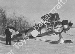 Mô hình giấy Gloster Gladiator – Finnish Air Force, F19 Volunteer Squadron (Censored versions) Ski-Version, 1940 - đồ chơi giấy thủ công PaperCraft VN