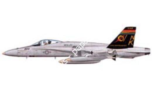 Mô hình giấy F/A-18 Hornet – F/A-18 Fist of the Fleet U.S.Navy, VFA-25, Commander of Air Group, U.S.S. Independence - ảnh 2 - đồ chơi giấy thủ công PaperCraft VN