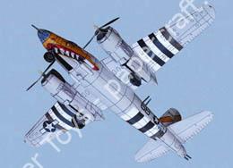 Mô hình giấy Martin Marauder – B-26 “Big Hairy Bird” USAAF, 1943 - đồ chơi giấy thủ công PaperCraft VN