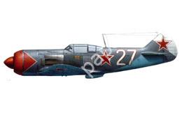 Mô hình giấy Lavochkin La-7 – La-7, white 27 176th GIAP, 1945, flown by Maj. Ivan Kozhedub, 3x Hero of the S.U. Download pdf / 1 page / 704kb / downloaded 1902 times - đồ chơi giấy thủ công PaperCraft VN