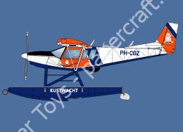 Mô hình giấy Zenith CH801 – Kustwacht Dutch Coast Guard (non-authentic) - đồ chơi giấy thủ công PaperCraft VN