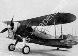 Mô hình giấy Gloster Gladiator – Portuguese Army Aviation Algarve, 1940 - đồ chơi giấy thủ công PaperCraft VN