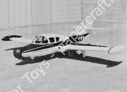 Mô hình giấy Cessna 407 – Cessna 407 prototype version with weather radar, 1960 - đồ chơi giấy thủ công PaperCraft VN