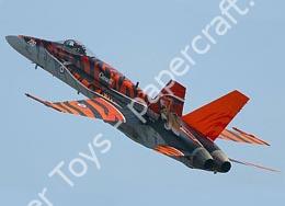 Mô hình giấy F/A-18 Hornet – CF-18 Tiger Meet 2003 RCAF, 410th Squadron - đồ chơi giấy thủ công PaperCraft VN