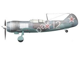 Mô hình giấy Lavochkin La-5 – La-5F, Vesyolye Rebyata (“The Jolly Fellows”) 5th GIAP, November 1943, flown by Aleksandr Masterkov - đồ chơi giấy thủ công PaperCraft VN