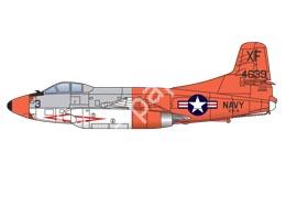 Mô hình giấy Douglas F3D Skyknight – F3D-2T2 VX-4 NAS Miramar, 1959 - đồ chơi giấy thủ công PaperCraft VN