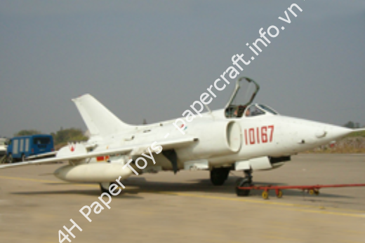 Mô hình giấy Nanchang Q/A-5 – Q-5 People’s Liberation Navy Air Force 18th regiment, 5th division, Qingdao A.B. - đồ chơi giấy thủ công PaperCraft VN