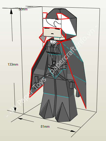 Mô hình giấy Ozen – Made in Abyss - đồ chơi giấy thủ công PaperCraft VN