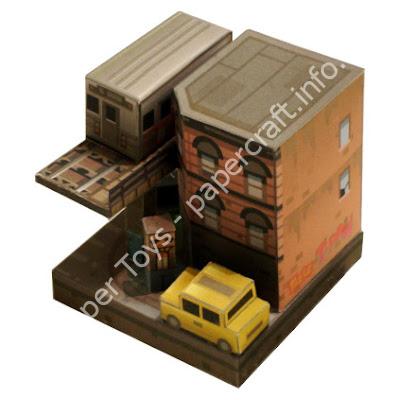 Mô hình giấy GTA IV (Grand Theft Auto IV) - đồ chơi giấy thủ công PaperCraft VN