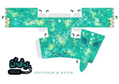 Mô hình giấy Cthulhu - ảnh 2 - đồ chơi giấy thủ công PaperCraft VN