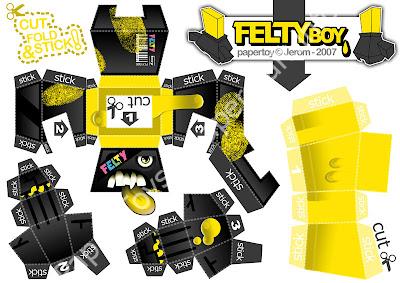 Mô hình giấy FeltyBOY - đồ chơi giấy thủ công PaperCraft VN